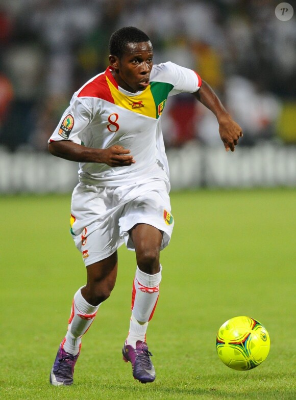 Kalilou Traoré lors de la CAN 2012 au Stade de Franceville à Franceville au Gabon le 24 janvier 2012