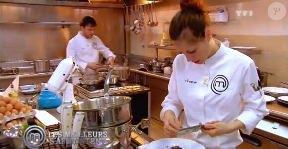 Pierre et Virginie dans Masterchef, le 24 mai 2013 sur TF1.