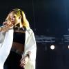 Rihanna en concert lors de la 12e édition du Festival Mawazine à Rabat. Le 24 mai 2013.