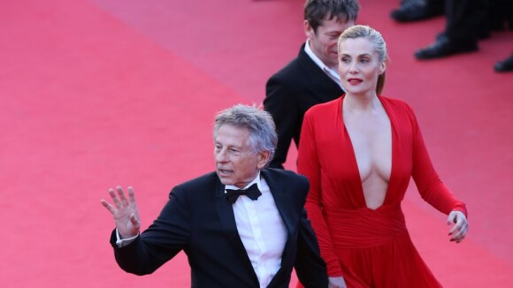 Cannes 2013 : Emmanuelle Seigner, ultradécolletée, et Roman Polanski controversé