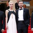 Justin Timberlake et Carey Mulligan en robe Vionnet au Festival de Cannes, le 19 mai 2013.