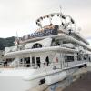 Le yacht de l'horloger Tag Heuer à Monte Carlo. Le 25 mai 2013.