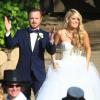 Exclusif - Mariage de l'acteur Aaron Paul et Lauren Parsekian au Cottage Pavilion à Malibu, le 26 mai 2013.