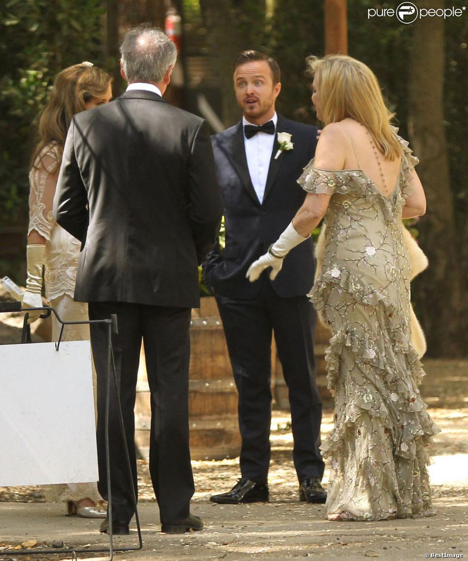 Exclusif - Invités au mariage de l&#039;acteur Aaron Paul et Lauren Parsekian au Cottage Pavilion à Malibu, le 26 mai 2013.