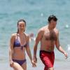 Olivia Wilde et Jason Sudeikis en vacances à la mer à Hawaï, le dimanche 26 mai 2013.