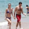 Olivia Wilde et Jason Sudeikis en vacances à la mer à Hawaï, le dimanche 26 mai 2013.