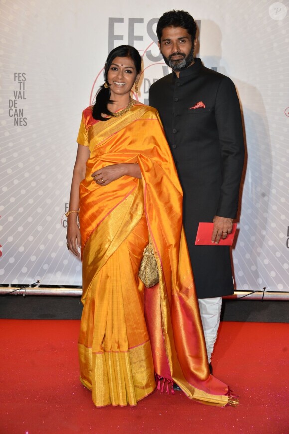 Nandita Das, Subodh Maskara au dîner des lauréats au Festival de Cannes le 26 mai 2013.