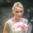 Mariage de la jolie Katrina Bowden et de Ben Jorgensen à New York, le 19 mai 2013. La cérémonie s'est déroulée aux Jardins botaniques de Brooklyn.
