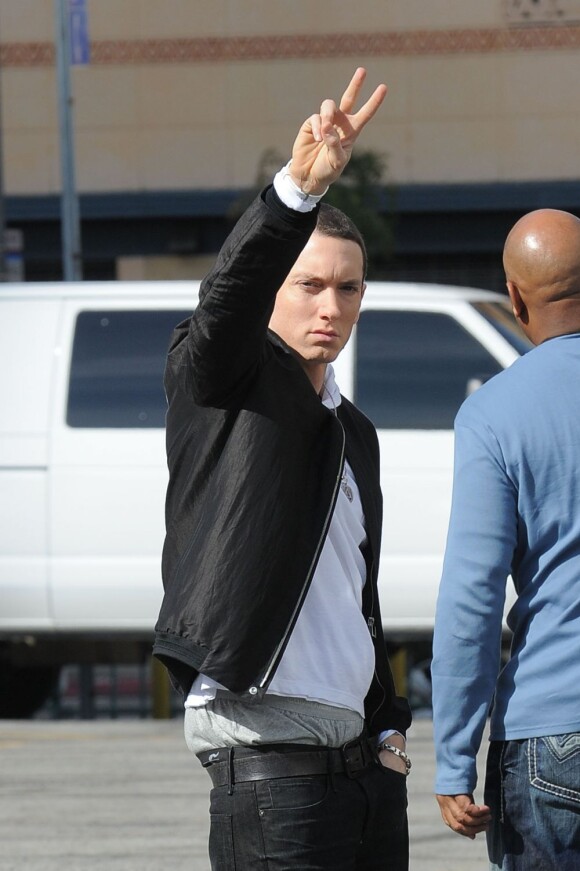 Eminem à Los Angeles, en janvier 2011.