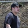 Exclusif - Rob Kardashian fait du sport à Culver City près de Los Angeles, le 15 mai 2013.