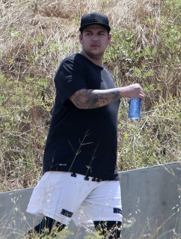 Exclusif - Rob Kardashian à Culver City près de Los Angeles, le 15 mai 2013.