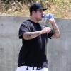 Exclusif - Rob Kardashian fait du sport à Culver City près de Los Angeles, le 15 mai 2013.