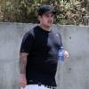 Exclusif - Rob Kardashian fait du sport à Culver City près de Los Angeles, le 15 mai 2013.