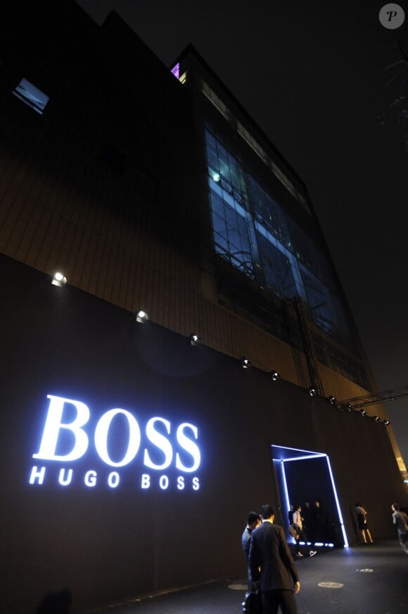 Défilé Hugo Boss automne-hiver 2013 à la Power Station of Art de Shanghai. Le 30 mai 2013.