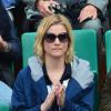 Natacha Régnier dans les tribunes de Roland-Garros au cinquième jour des Internationaux de France le 30 mai 2013