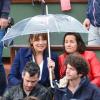 Shirley Bousquet dans les tribunes de Roland-Garros au cinquième jour des Internationaux de France le 30 mai 2013