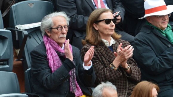 Roland-Garros : Jean Rochefort et son épouse, le couple passe entre les gouttes