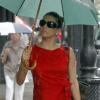 Eva Longoria se promène avant le Mariage de Lake Bell et Scott Campbell à la Nouvelle-Orleans, le 1er juin 2013.