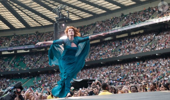 Florence Welch lors du concert Sound of Change à Twickenham le 1er juin 2013, au profit de Chime for Change.