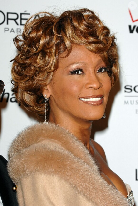 Whitney Houston le 12 février 2007 à Los Angeles.