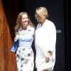 Cameron Diaz enceinte et Leslie Mann sur le tournage du film The Other Woman à New York, le 4 Juin 2013.