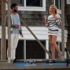 Cameron Diaz et Taylor Kinney en action sur le tournage de The Other Woman à Westhampton, Etat de New York, le 5 juin 2013