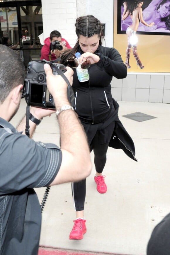Kim Kardashian à Los Angeles, le 14 avril 2013.