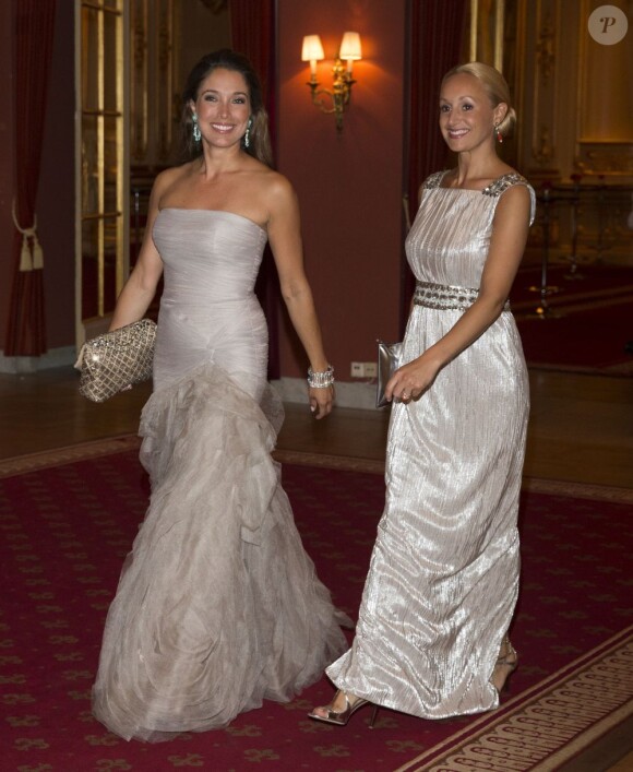 Louise Gottlieb au Grand Hotel de Stockholm le 7 juin 2013 pour le dîner privé offert à l'occasion du mariage de la princesse Madeleine et de Chris O'Neill.
