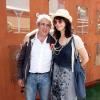 Michel Boujenah et Zabou Breitman lors des Internationaux de tennis de Roland-Garros, le 7 juin 2013.
