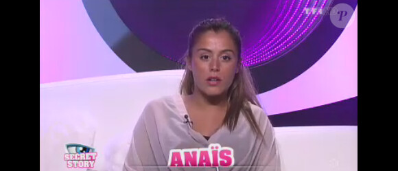 Anaïs dans la quotidienne de Secret Story 7 le samedi 8 juin 2013 sur TF1