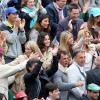 Xisca Perello lors de la finale victorieuse de son homme Rafael Nadal à Roland-Garros face à David Ferrer le 9 juin 2013 à Paris