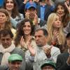 Xisca Perello lors de la finale victorieuse de son homme Rafael Nadal à Roland-Garros face à David Ferrer le 9 juin 2013 à Paris