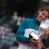 Rafael Nadal a décroché son huitième titre à Roland-Garros le dimanche 9 juin 2013 en s'imposant face à David Ferrer (6-3, 6-2, 6-3)
