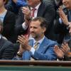 Le prince Felipe d'Espagne à Roland-Garros le 9 juin 2013 pour la finale 100% ibérique entre Rafael Nadal et David Ferrer