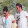 Exclusif - Le joueur de football Frank Lampard passe ses vacances avec sa fiancée Christine à Formentera, le 5 juin 2013.