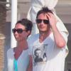 Exclusif - Le joueur anglais Frank Lampard passe ses vacances avec sa fiancée Christine à Formentera, le 5 juin 2013.
