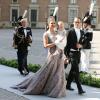 La princesse Victoria de Suède au mariage de la princesse Madeleine de et Chris O'Neill le 8 juin 2013.