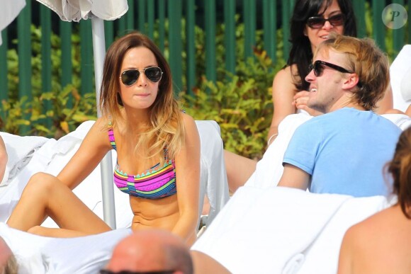 Tom Felton et sa petite amie Jade Olivia en vacances à Miami, le 29 décembre 2012.