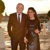 Francois-Henri Pinault et Salma Hayek arrivent à une soirée à Venise en mai 2013