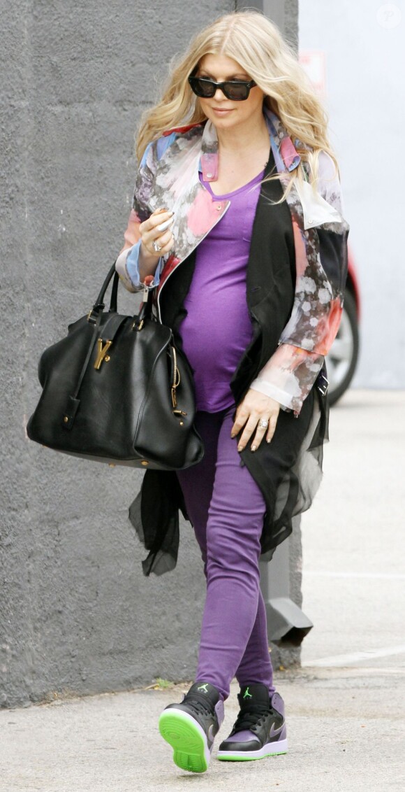 Fergie dans les rues de Santa Monica, le 11 juin 2013.