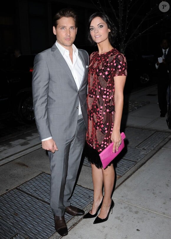 Peter Facinelli et Jaimie Alexander à New York, le 15 avril 2013. 
