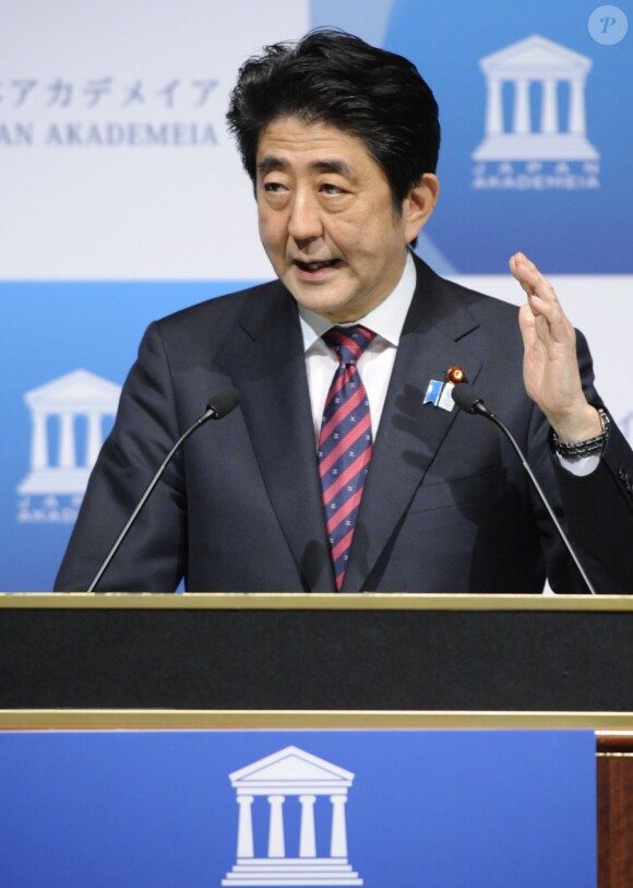 Shinzo Abe à Tokyo le 17 mars 2013.