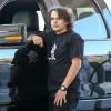 Prince Jackson fait un arrêt à une station essence à Calabasas, le 13 juin 2013.