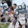 Exclusif - L'acteur de la série 90210 Beverly Hills, Matt Lanter, s'est marié avec Angela Stacy à Malibu, le 14 juin 2013. Un mariage placé sous le thème de l'univers de la saga Star Wars.