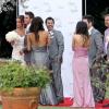 Exclusif - L'acteur de 90210 Beverly Hills, Matt Lanter, s'est marié avec Angela Stacy à Malibu, le 14 juin 2013. Un mariage placé sous le thème de l'univers de la saga Star Wars.