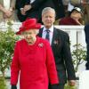 La reine Elizabeth II lors de la Cartier Queen's Cup à Windsor, au Guards Polo Club, dimanche 16 juin 2013.