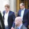 Les princes Harry et William ont rendu une visite au prince Philip, hospitalisé à la London Clinic, le 15 juin 2013 après la parade Trooping the Colour.
