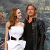 Angelina Jolie et Brad Pitt lors de l'avant-première du film World War Z à Berlin le 4 juin 2013