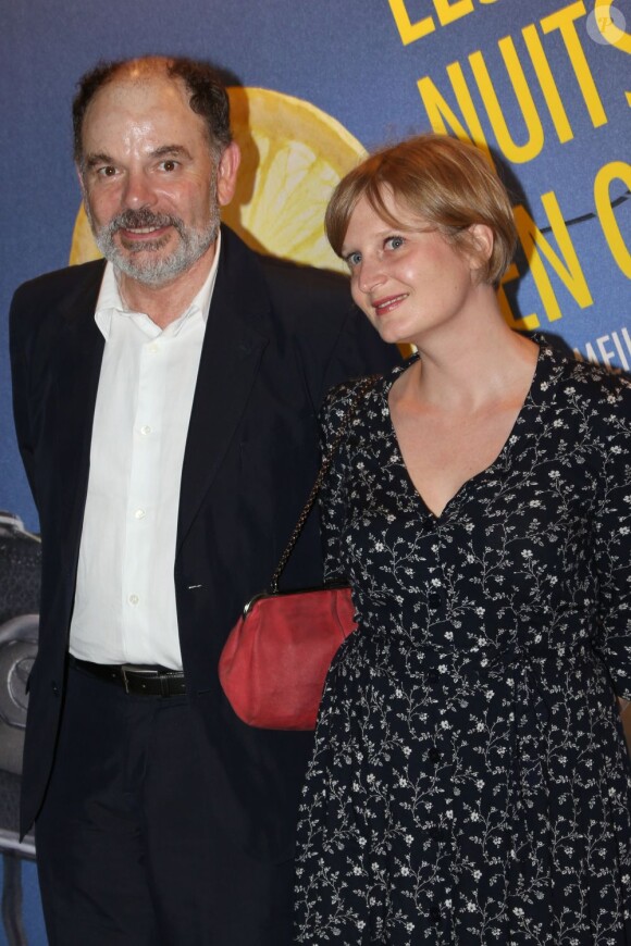 Jean-Pierre Darroussin et Anna Novion au dîner de gala "Les Nuits en Or 2013 Le Panorama" à l'UNESCO à Paris, le 17 juin 2013.