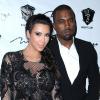 Kim Kardashian et Kanye West à Las Vegas, le 31 décembre 2012.